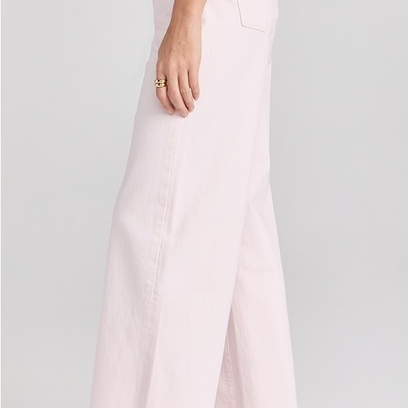 DL1961 Hepburn Wide Leg high waist vintage Pink Peony Jeans Size 26 - Picture 6 of 13